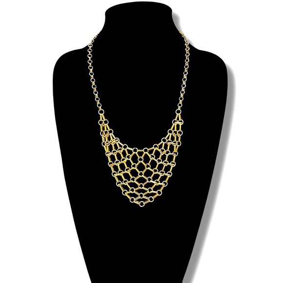 LANE BRYANT Gold Statement Necklace | NWT - Picture 1 of 5